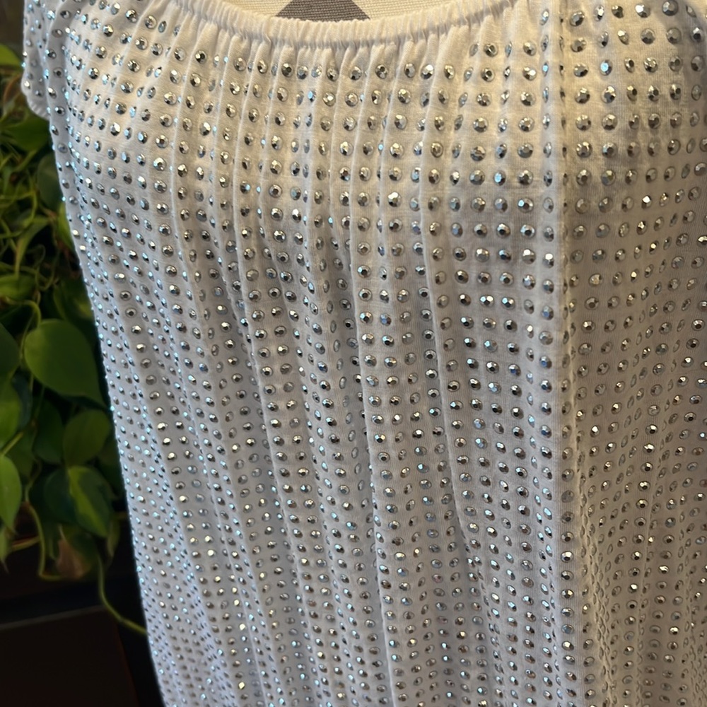 New white and silver INC top from Macys - Picture 2 of 7